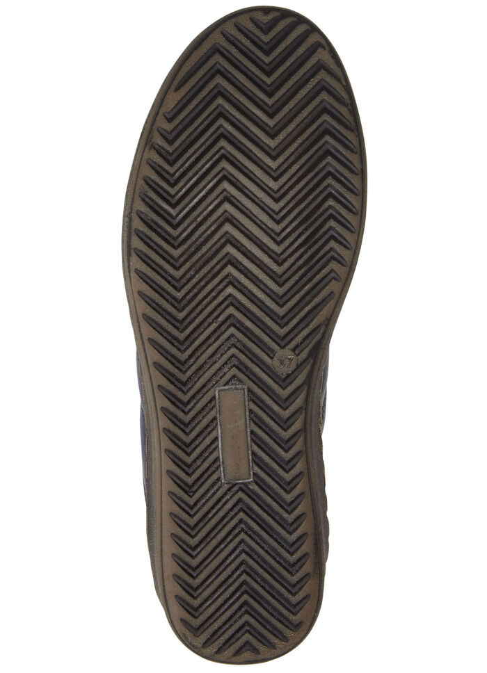 Andrea Conti Schnür-Sneaker mit rückwärtigem Kontrast-Besatz MARINE