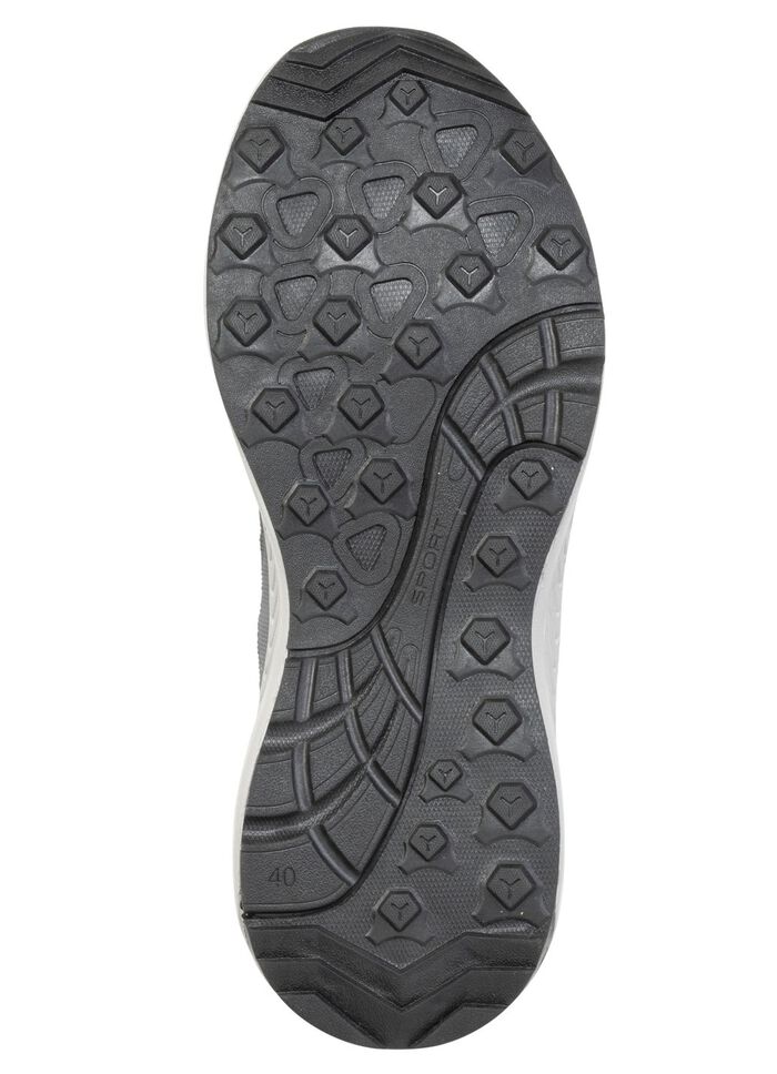 Atmungsaktive Herren-Sneaker, mit Klimamembrane GRAU-SCHWARZ