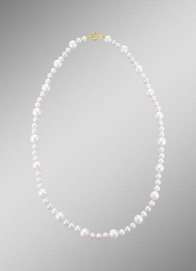 Süsswasser-Zuchtperlenkette 