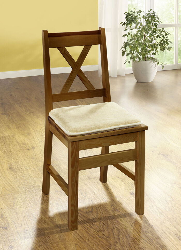 Sitzkissen aus reiner Schurwolle NATUR