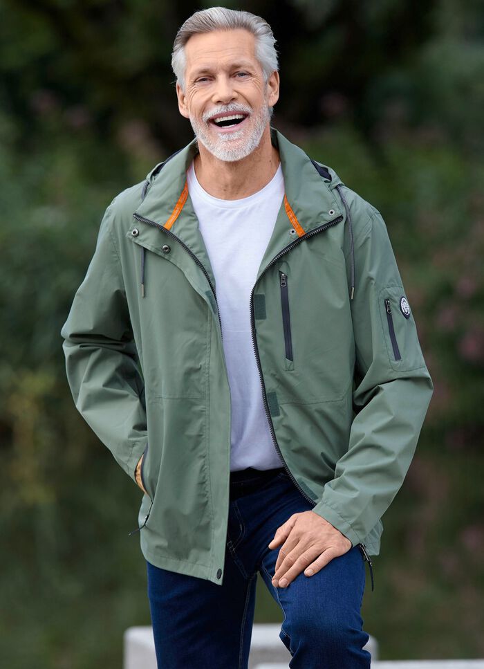 Funktionsjacke mit Kapuze 