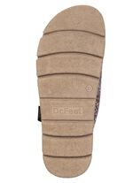 Laurina, modische Damen-Hausschuhe, mit Pl&uuml;sch BRAUN