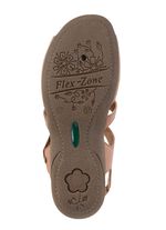 ELENA EDEN Sandale mit Ziernieten und Lederdurchz&uuml;gen 