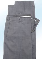 &laquo;Klaus Modelle&raquo;-Hose mit weichem Griff in 4 Farben MITTELGRAU MELIERT