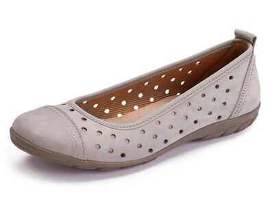 ELENA EDEN, sommerliche Damen-Ballerinas, Weite G, mit herausnehmbarem Fussbett 