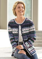 Strickjacke mit Schurwolle 