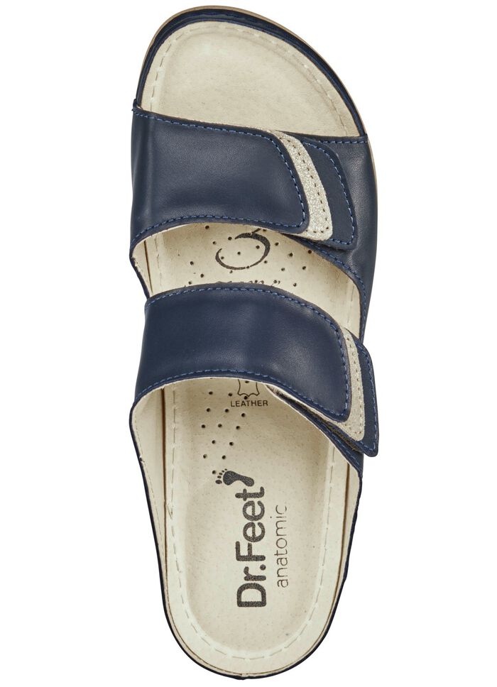 ELENA EDEN Pantolette mit Kontrast-Eins&auml;tzen 