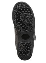 Textil-Stiefelette mit dezentem Fischgrat-Muster ANTHRAZIT