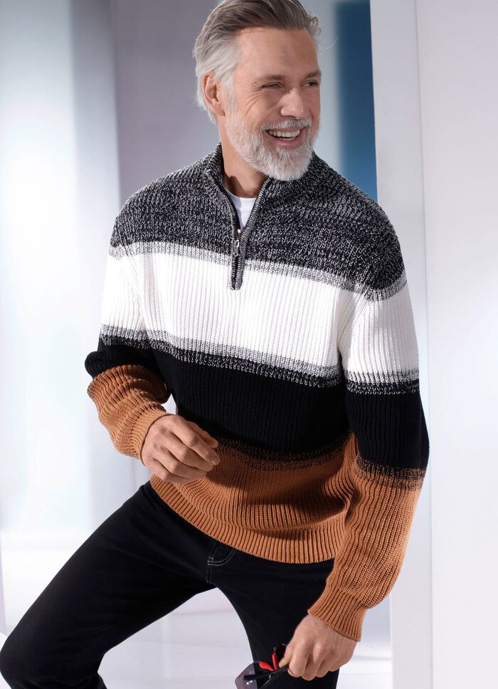 Troyer mit kurzem Reissverschluss 