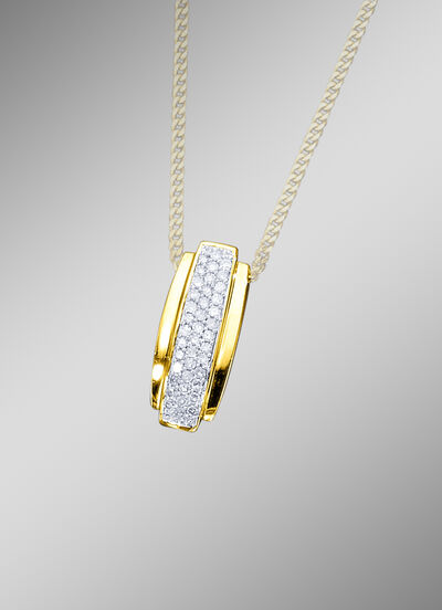 Anhänger mit Diamanten 