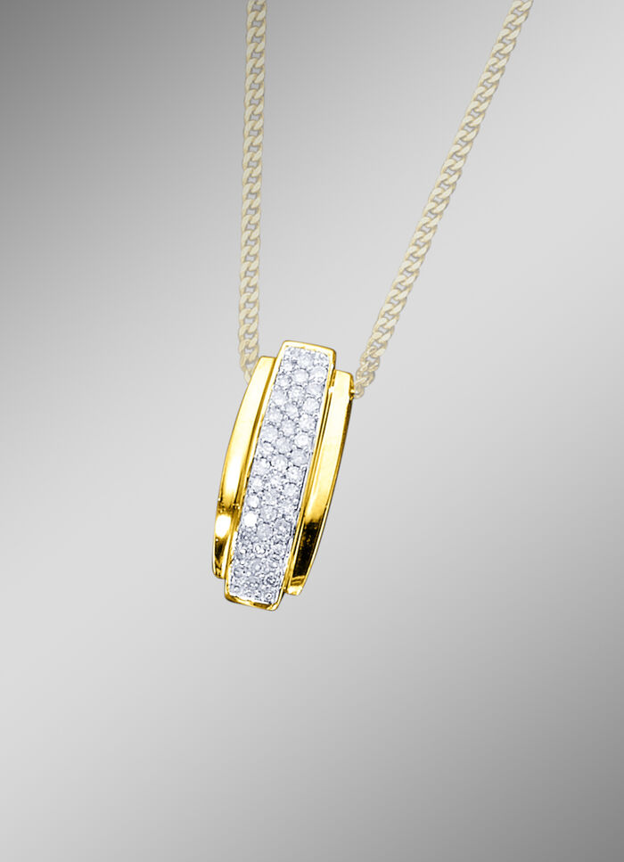 Anhänger mit Diamanten 