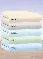 Kuschelige und warme Winterflausch-Spannbetttücher HELLBLAU