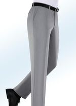 &laquo;Klaus Modelle&raquo;-Unterbauchhose mit Seitentaschen HELLGRAU MELIERT