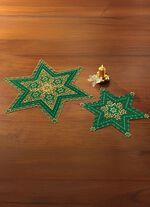 Wunderh&uuml;bsch bestickte Tischdekoration 