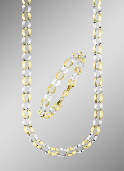 Elegante und hochwertige Garnitur im Bicolor-Design 