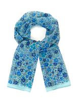 Schal mit Fantasiebl&uuml;ten-Dessin 