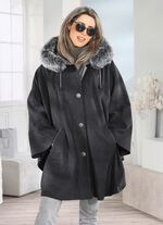 Cape mit Knopfleiste 