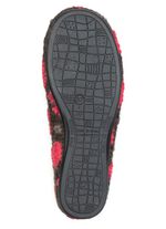 Laurina, stylische Damen-Ballerinas, mit Herzchen-Dessin ANTHRAZIT-ROT