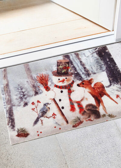 Fussmatte mit rutschhemmender R&uuml;ckseite 