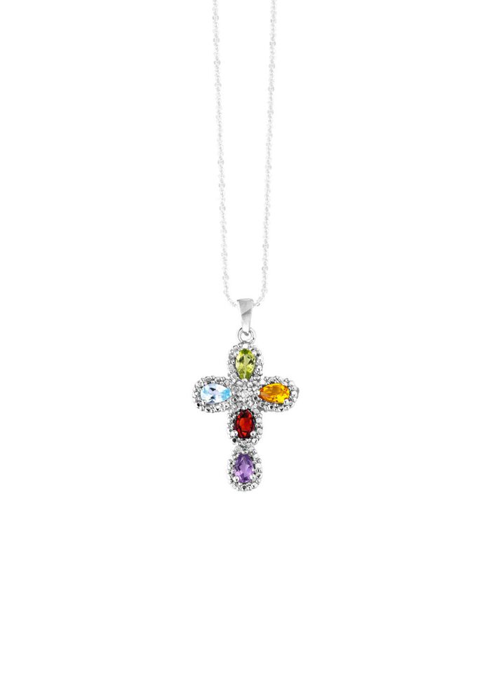Eleganter Kreuz-Anh&auml;nger vmit Diamant 