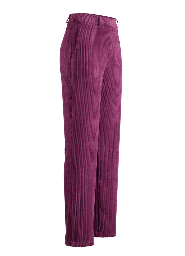 Hose in modischer Weite BEERE