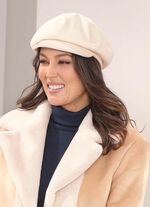 Seeberger, Damen-Ballonm&uuml;tze mit schmalem Schirm 