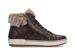 Remonte, gef&uuml;tterte Damen-Boots, Winterschuhe, Weite G, mit herausnehmbarem Fussbett DUNKELBRAUN