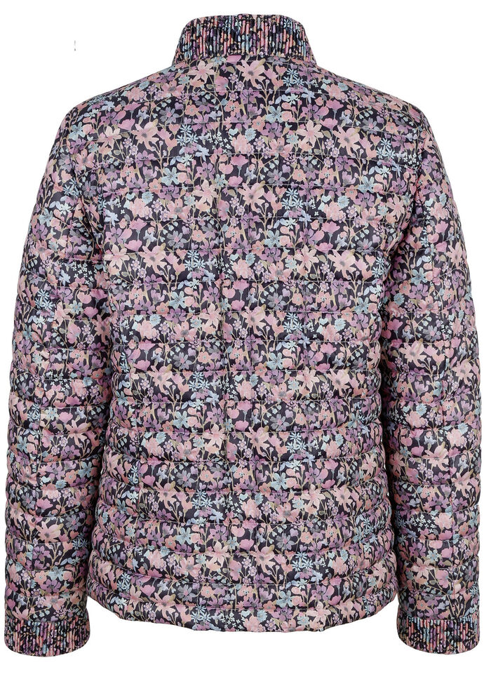 Steppjacke mit Floralprint