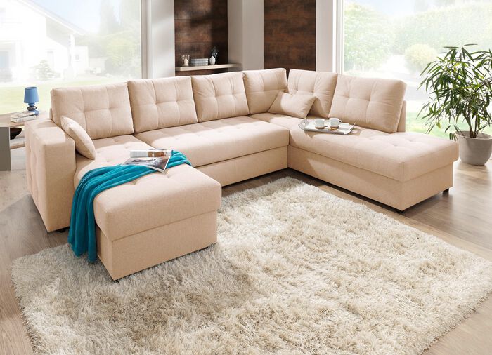 Polsterm&ouml;bel mit Bettfunktion verschiedene Ausf&uuml;hrungen 