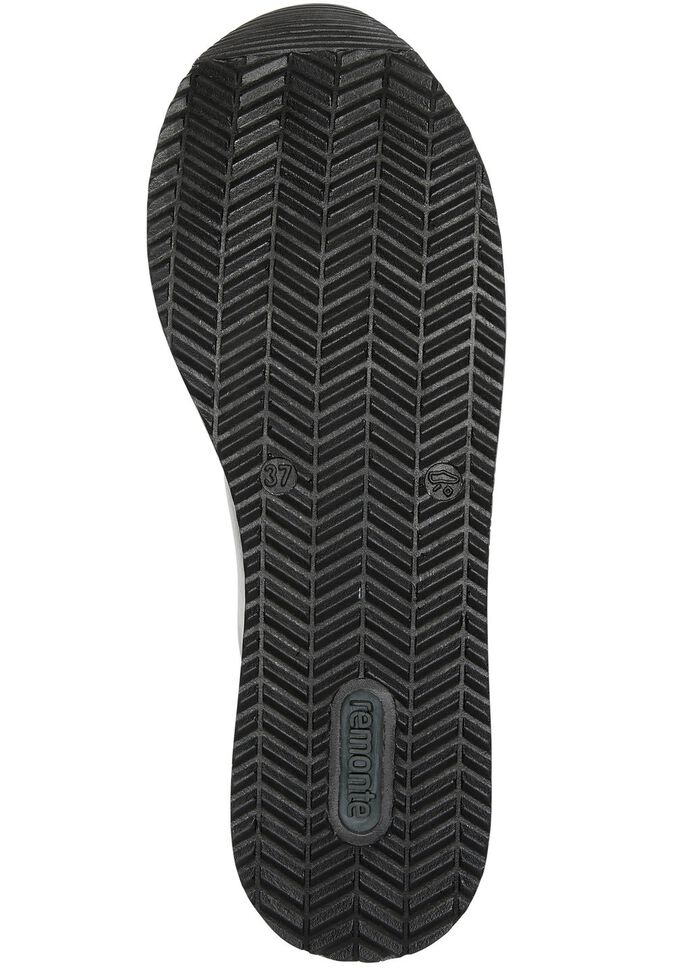 Remonte Sneaker mit effektvoller Schn&uuml;rung SCHWARZ