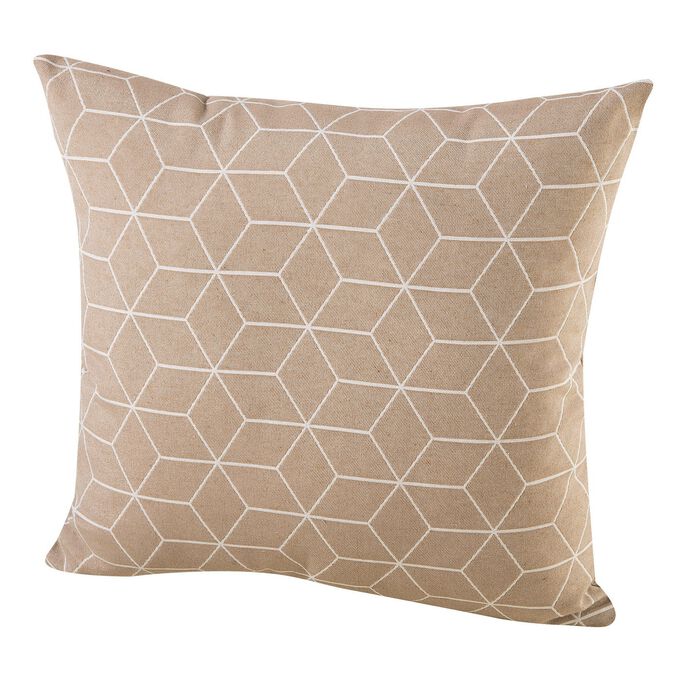 Moderne Kissenbezüge in Jacquard-Qualität BEIGE