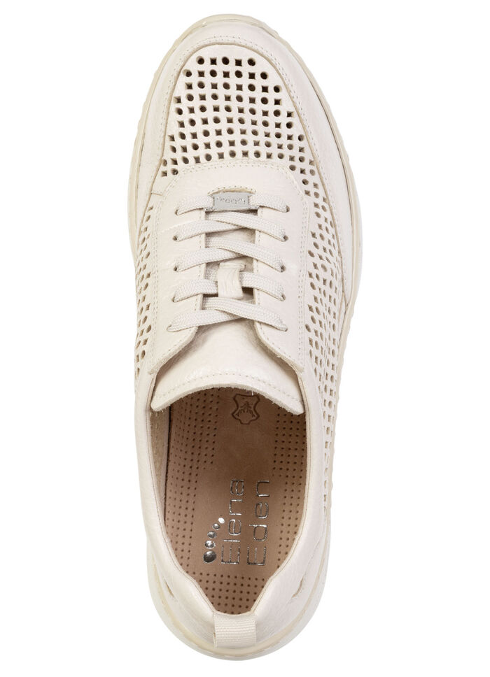 ELENA EDEN, sommerliche Damen-Sneaker, Weite H, mit herausnehmbarem Fussbett BEIGE