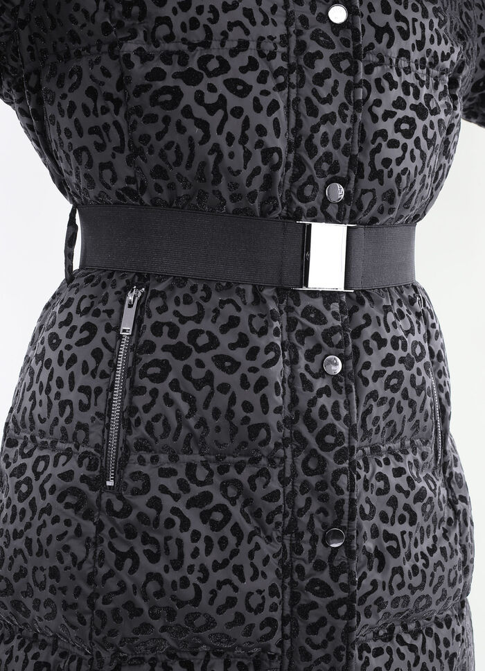 Kurzmantel mit Stretchgürtel 