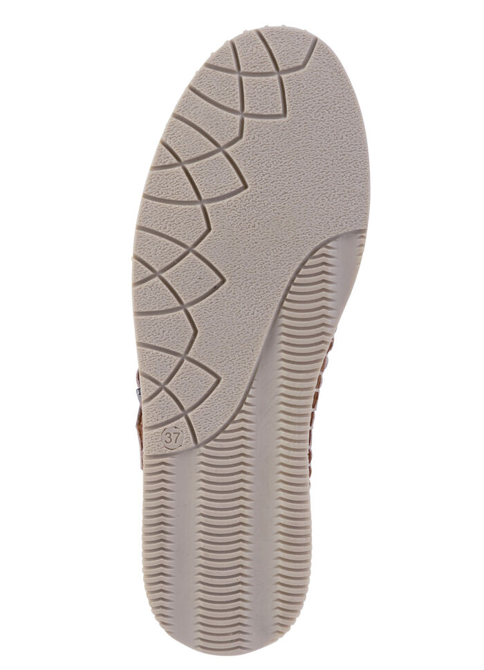 Gemini Sandale aus weichem Nappaleder mit Zierperforation PUDERROSÉ