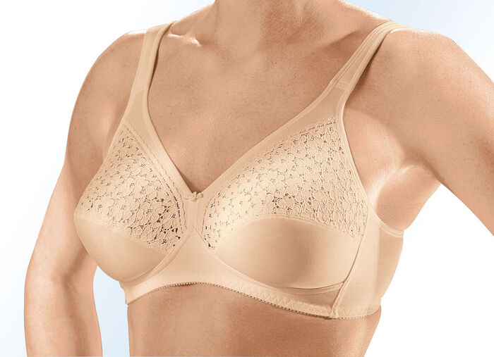 Speidel Zweierpack BH mit Spitzeneinsätzen in den Obercups 2X PUDER