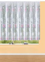 Blumenfenster-Vorhang mit Universalschienenband 