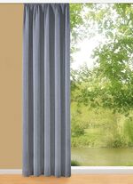 &Uuml;bergardine in Leinenoptik 