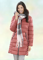 Funktions-Kurzmantel mit abnehmbarer Kapuze 