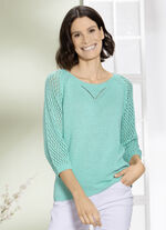 Pullover mit Ajourmuster MINZE