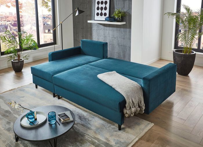 Polsterecke mit Funktion BLAU