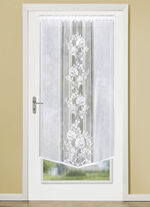 Fenster- und Türbehang mit Stangendurchzug WEISS