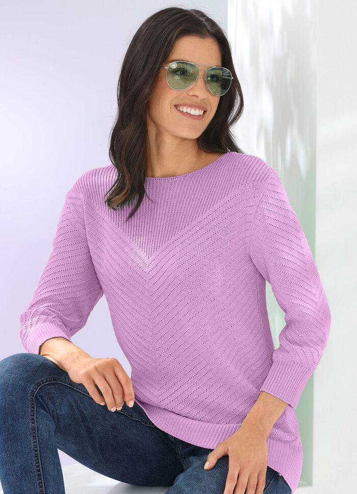 Pullover mit nachhaltig recycelter Baumwolle ALTROSA