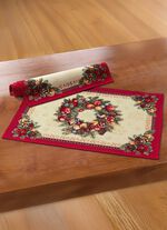 Weihnachtliche Tisch- und Raumdekoration in Gobelin-Qualität 