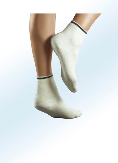 Angora-Bettsocken mit weichem Softbund  Angora-Bettsocken mit weichem Softbund