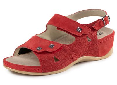 Mubb, bequeme Damen-Sandalen, Weite H, mit herausnehmbarem Fussbett 