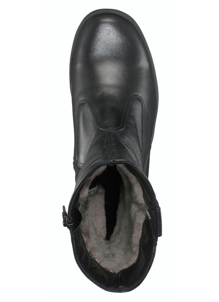 ELENA EDEN, gef&uuml;tterte Damen-Stiefel, Winterschuhe, Weite H, mit Lammfell 