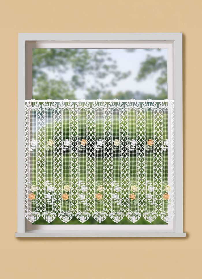 Kurzvorhang in Macram&eacute;-Qualit&auml;t 