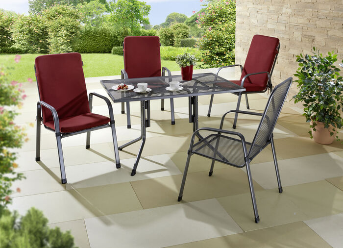 Streckmetall-Gartenmöbel von MFG Freizeitmöbel ANTHRAZIT