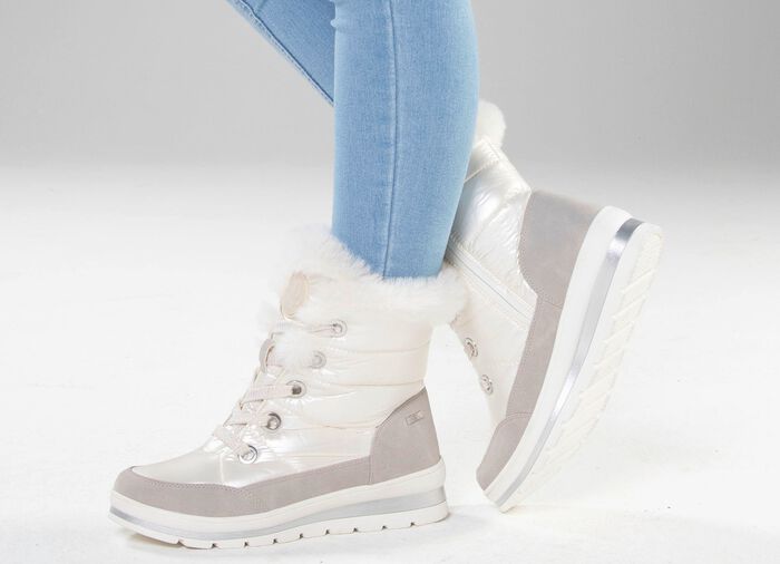 ELENA EDEN, gef&uuml;tterte Damen-Boots, Winterschuhe, Weite G, mit herausnehmbarem Fussbett 