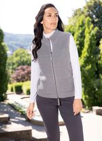 Strickweste mit Stehkragen 